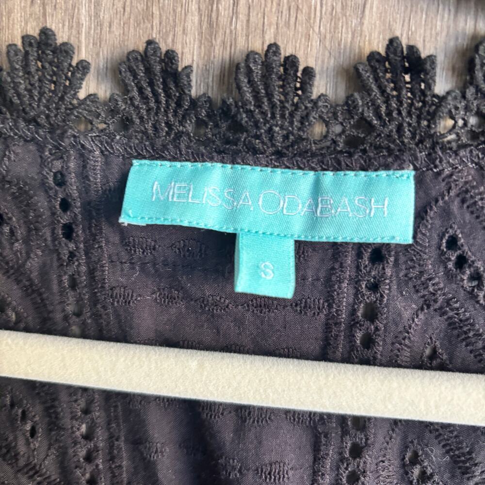 Melissa Odabash Victoria Broderie Anglaise Tiered Mini Dress Small - Picture 3 of 7